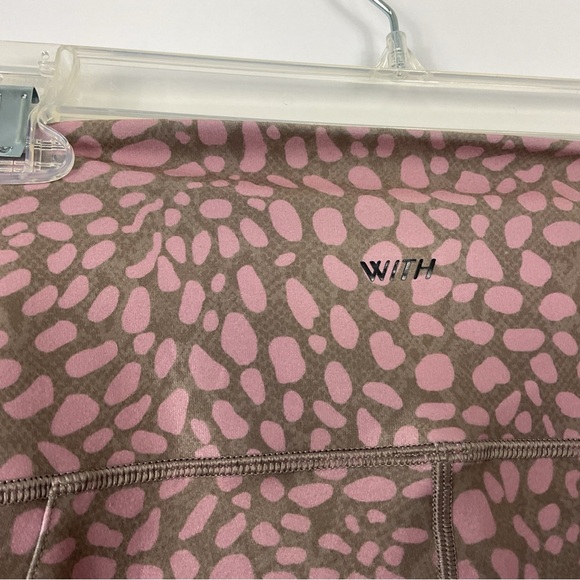 Peloton X WITH Leopard Ombre Leggings Size Medium - Picture 6 of 9
